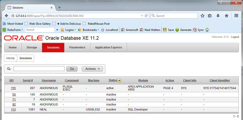 oracle database 11g personal edition