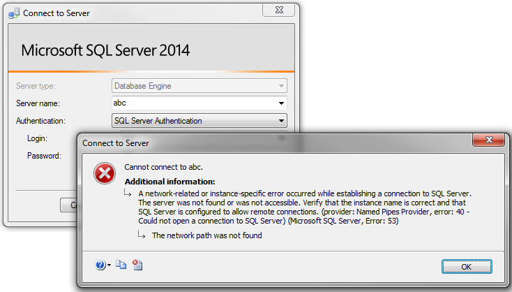 sql management studio 2008 r2 connect to remote database